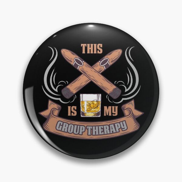 Item preview, This Is My Group Therapy Whiskey And Smoking Cigars Gear designed and sold by DynamicDesign.