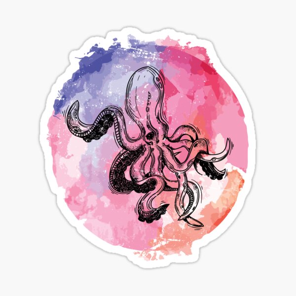 Ocean fish octopus Sticker