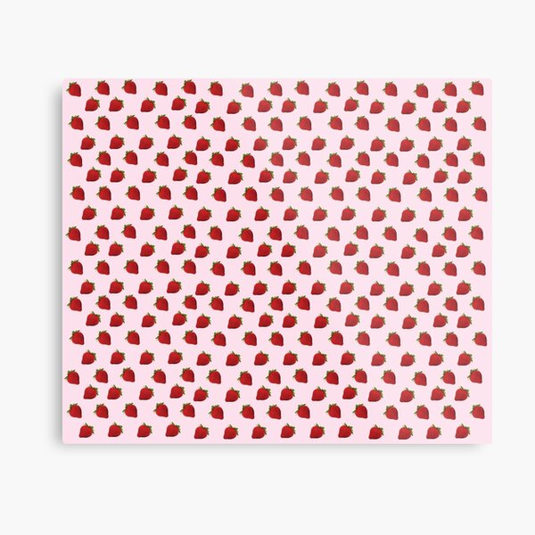 Strawberry Fields pink Metal Print