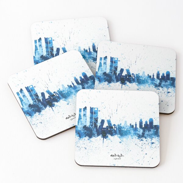 Item preview, Madrid Spain Skyline designed and sold by ArtPrints.