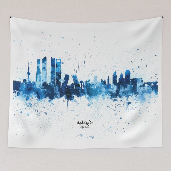 Item preview, Madrid Spain Skyline designed and sold by ArtPrints.