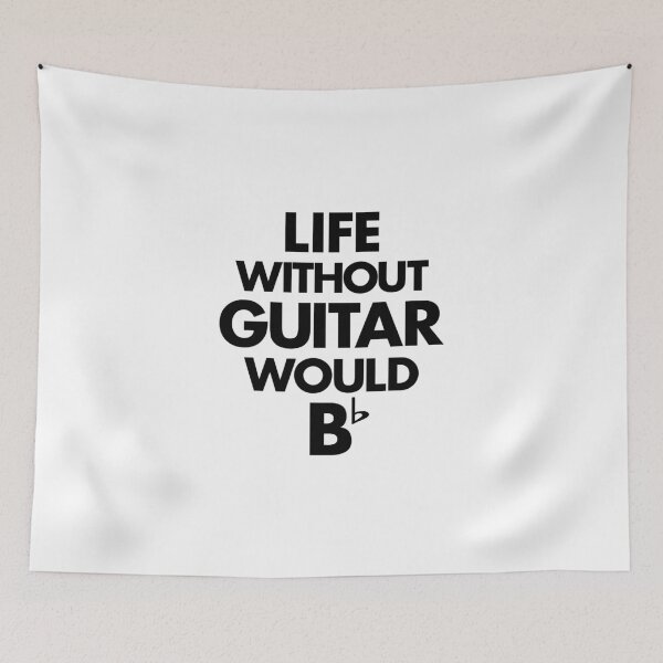 Item preview, Life Without Guitar Would Be Flat designed and sold by designbychow.