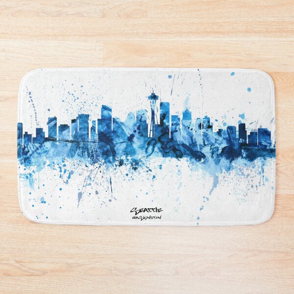Aperçu de l'œuvre Seattle Washington Skyline créée et vendue par ArtPrints.