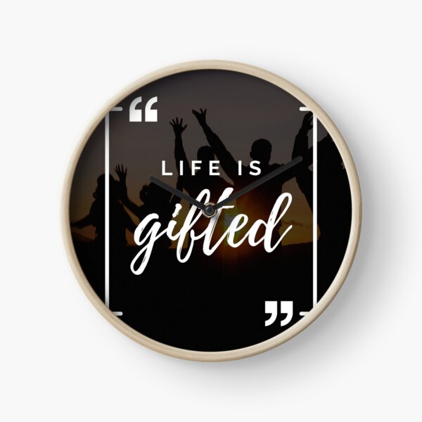 Item preview, Life Is Gifted - Morning Affiration designed and sold by LifeOnWords.