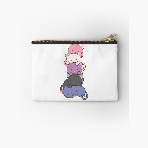 Item preview, Genderfluid Pride Flag Kawaii Cats designed and sold by Irene Koh.