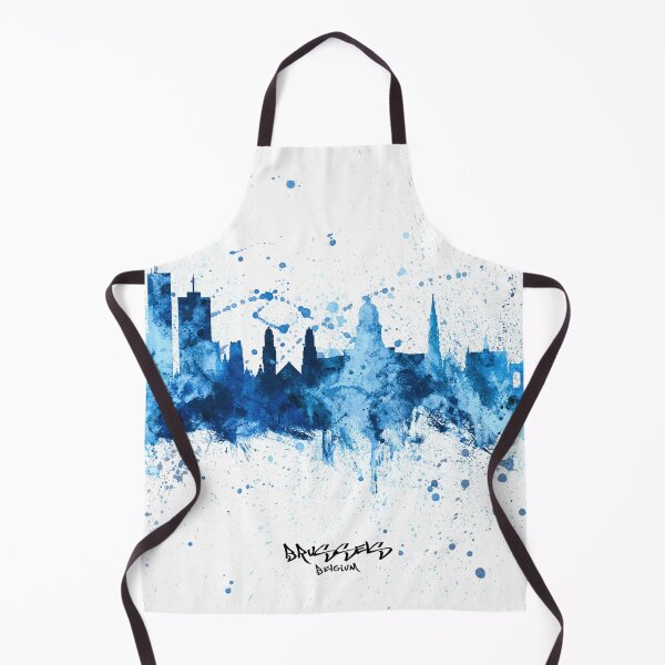 Item preview, Brussels Belgium Skyline designed and sold by ArtPrints.