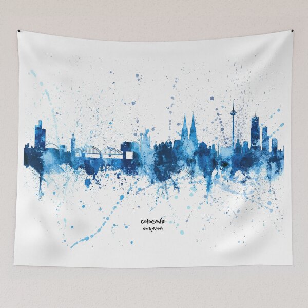 Item preview, Cologne Germany Skyline designed and sold by ArtPrints.