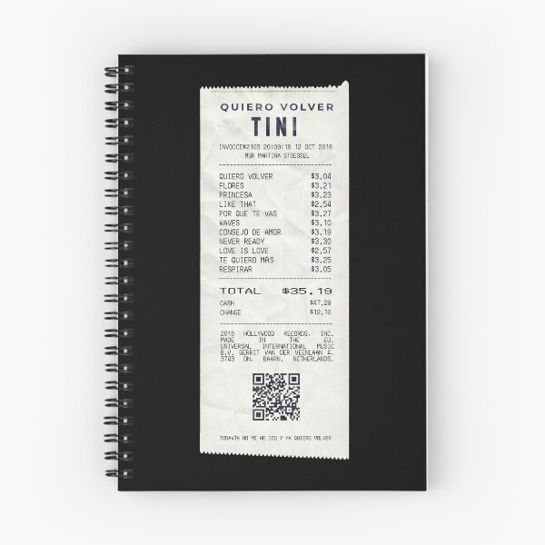 Item preview, quiero volver receipt designed and sold by acupoftini.