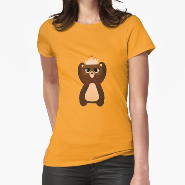 teddy bear with crown t shirt