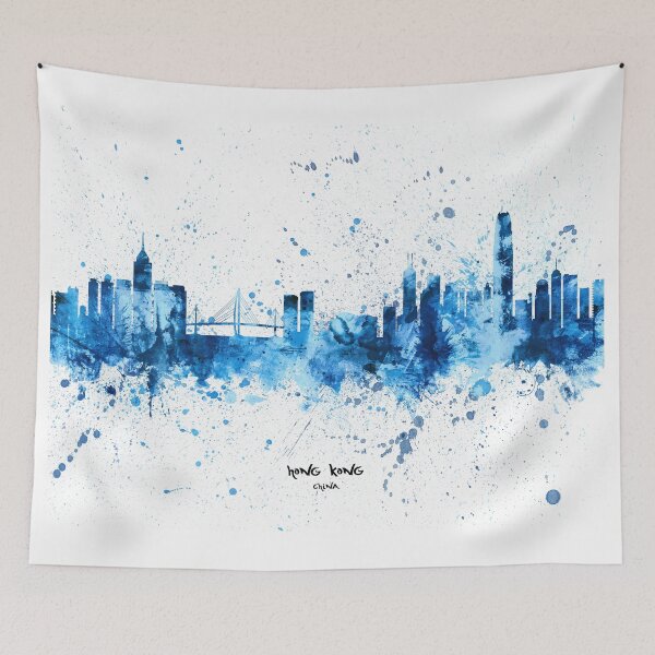 Artikelvorschau, Hong Kong Skyline entworfen und verkauft von ArtPrints.