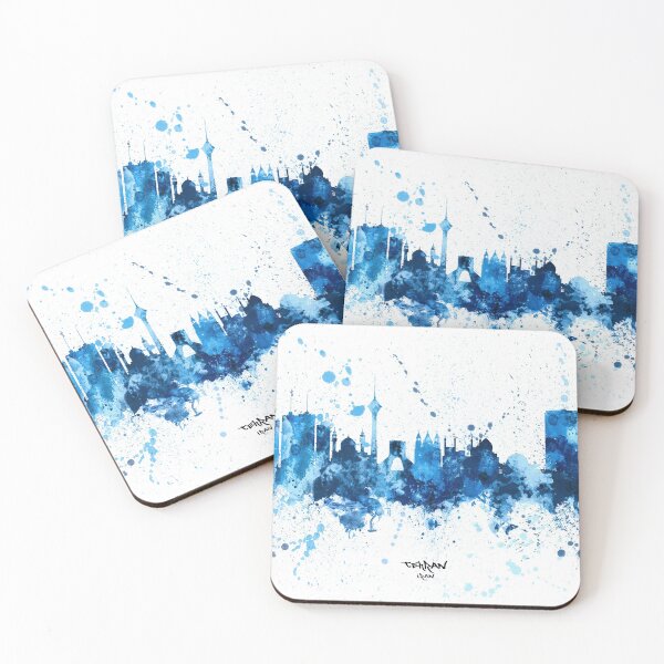 Item preview, Tehran Iran Skyline designed and sold by ArtPrints.