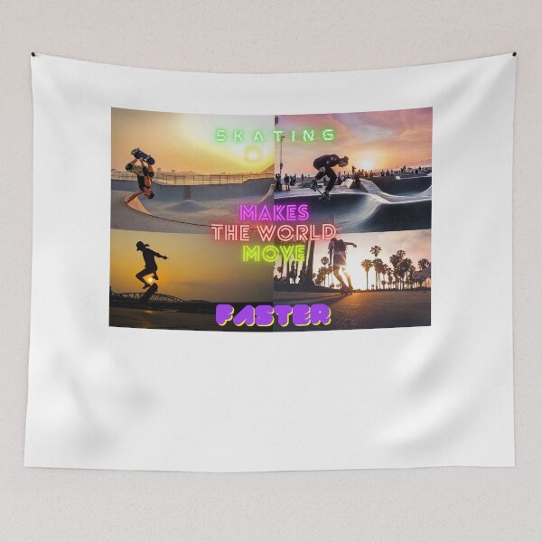 Item preview, Skating makes the word move FASTER designed and sold by Akm-Arts-09.