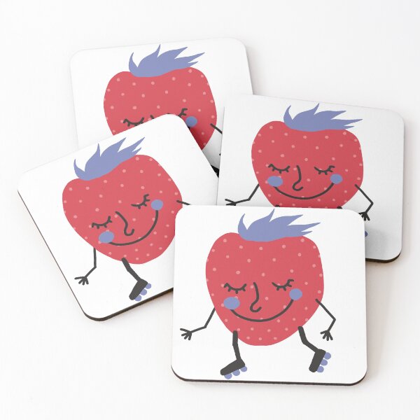 Item preview, Skating strawberry designed and sold by Ema Tudose.