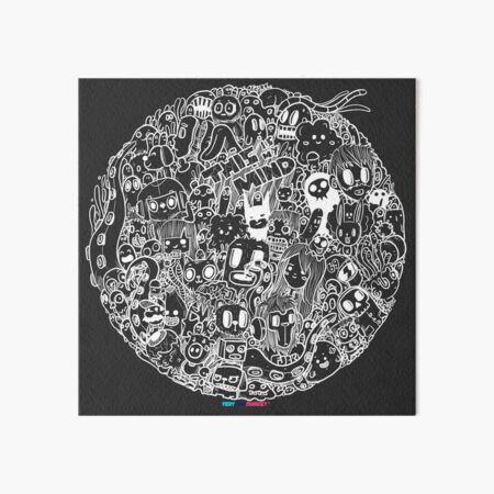 This is my mind (white version) by Fran Ferriz Lámina rígida