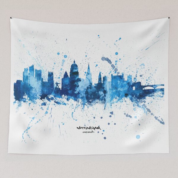 Item preview, Nottingham England Skyline designed and sold by ArtPrints.