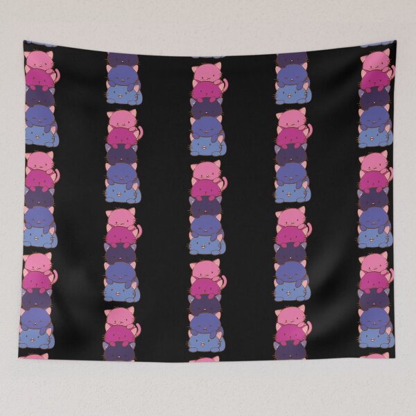 Item preview, Omnisexual Pride Flag Kawaii Cats designed and sold by Irene Koh.