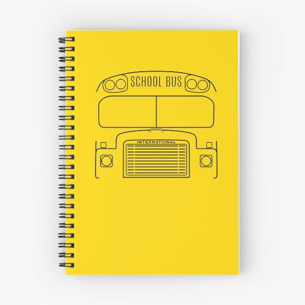Item preview, International Harvester Loadstar 1700 classic school bus black outline graphic designed and sold by soitwouldseem.
