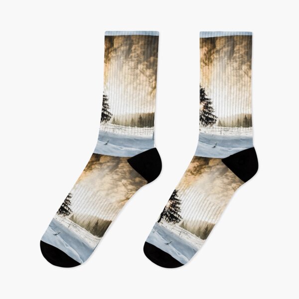 Item preview, Sunrise on Snow designed and sold by TeeZoneZtore.
