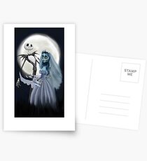 Tim burton mash up Postcards