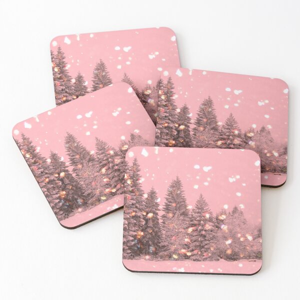 Item preview, Snow covered trees and sparkling lights in Switzerland designed and sold by krisgreenwood.