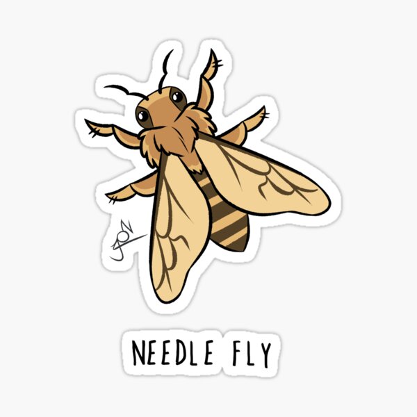 mouche à Aiguille - Abeille Sticker