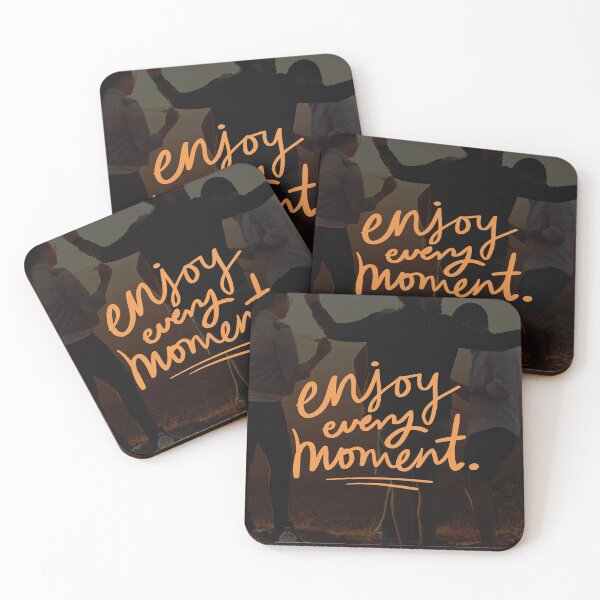 Item preview, Enjoy Every Moment - Inspirational Quote designed and sold by LifeOnWords.