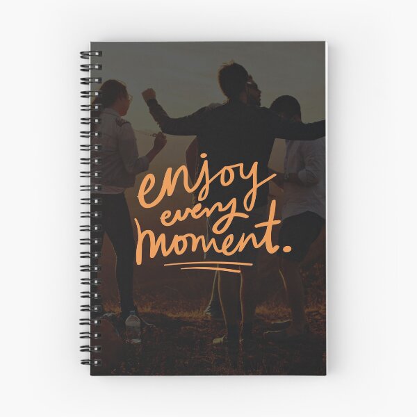 Item preview, Enjoy Every Moment - Inspirational Quote designed and sold by LifeOnWords.