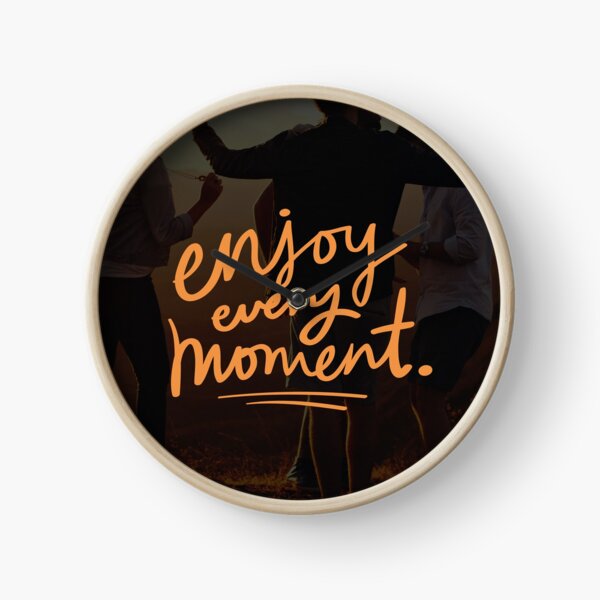 Item preview, Enjoy Every Moment - Inspirational Quote designed and sold by LifeOnWords.