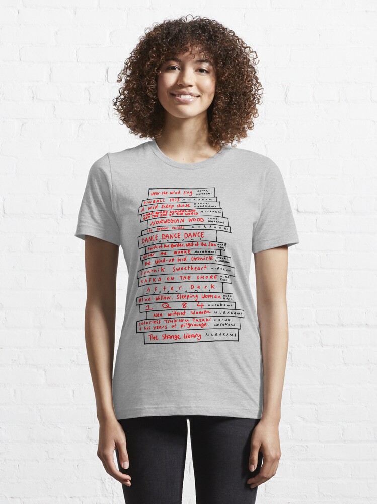 Alternate view of Haruki Murakami Book Fan Essential T-Shirt