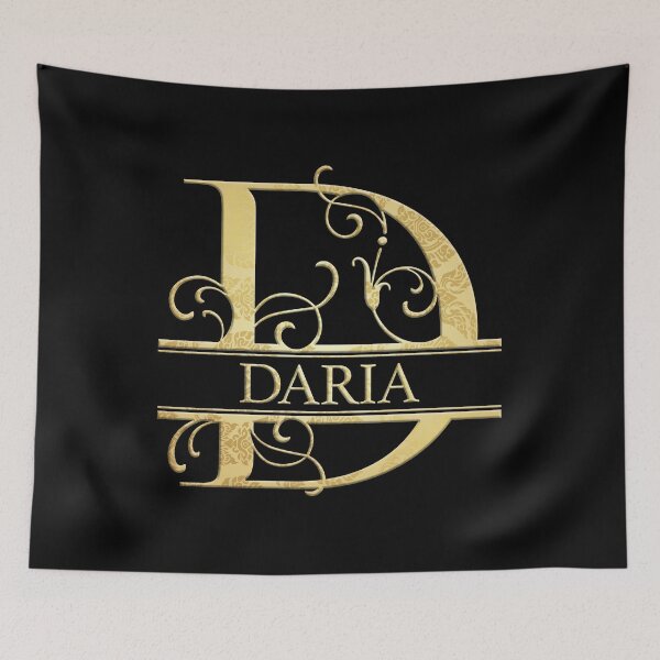Item preview, Daria Name -  Monogram Letter D The Daria Name Gift For Daria designed and sold by JoleneHarty.