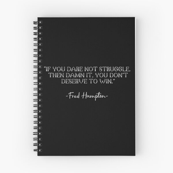 Item preview, FRED HAMPTON QUOTE designed and sold by Rogue Planet.