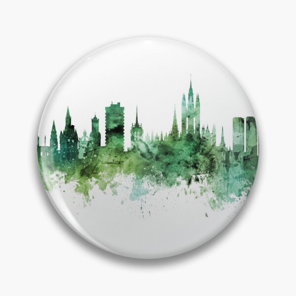 Item preview, Aberdeen Scotland Skyline designed and sold by ArtPrints.