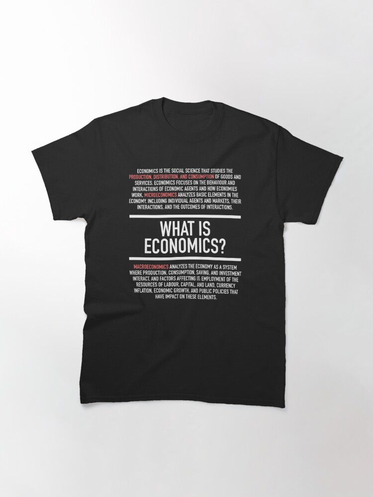 t shirt economics