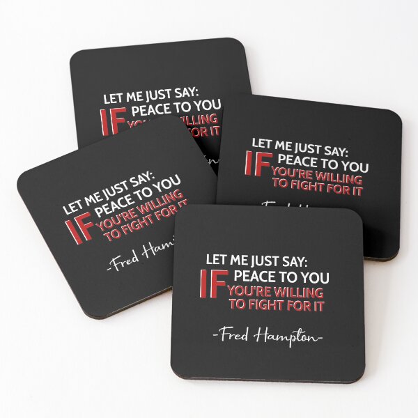 Item preview, FRED HAMPTON QUOTE designed and sold by Rogue Planet.