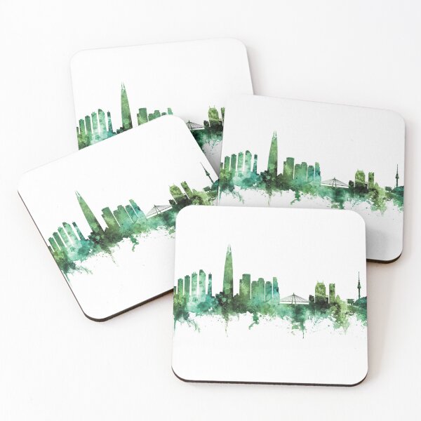 Item preview, Seoul Skyline South Korea designed and sold by ArtPrints.