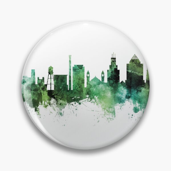 Artikelvorschau, Durham North Carolina Skyline entworfen und verkauft von ArtPrints.