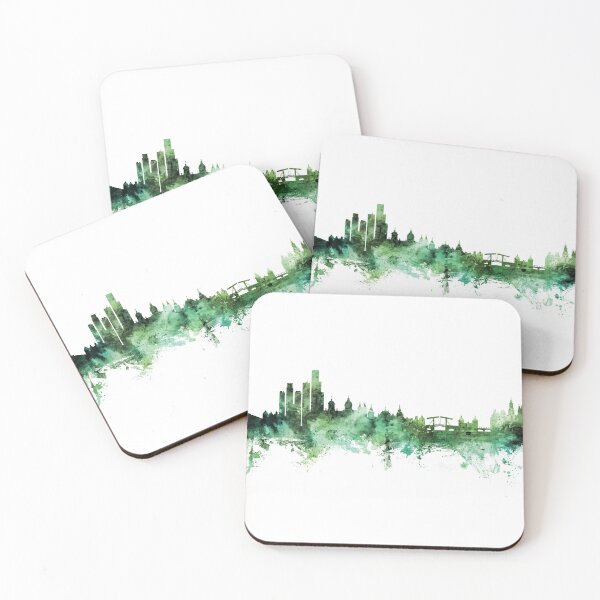 Item preview, Amsterdam The Netherlands Skyline designed and sold by ArtPrints.