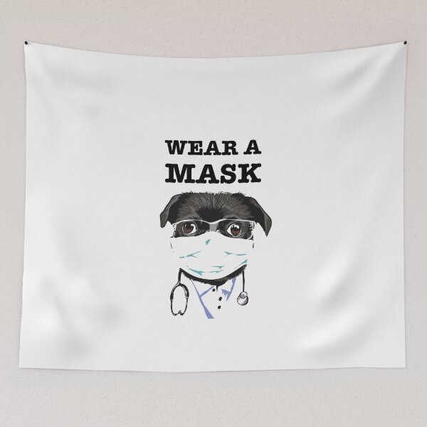 Item preview, Wear a Mask, Dog Doctor designed and sold by AwesomeProject.