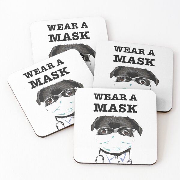 Item preview, Wear a Mask, Dog Doctor designed and sold by AwesomeProject.
