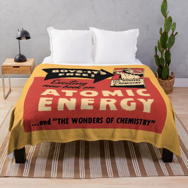 Item preview, ATOMIC ENERGY - THE WONDERS OF CHEMISTRY BOOK designed and sold by ThrowbackAds.