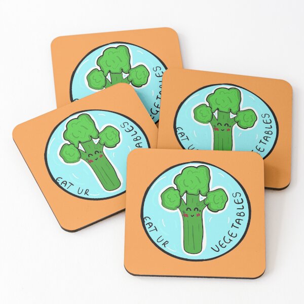 Item preview, smiling broccoli designed and sold by sarina G.