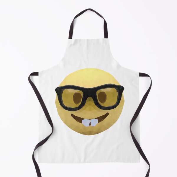 Item preview, Nerdy Emoji with Glasses - Low Poly Geeky Design designed and sold by OrangePoly.