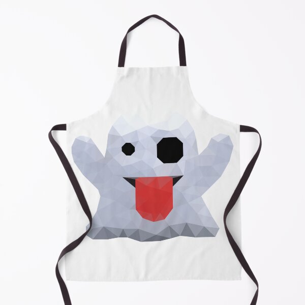 Item preview, Playful Low Poly Ghost with Tongue Out - Geometric Halloween Art designed and sold by OrangePoly.