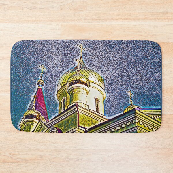 Item preview, Orthodox church with shining domes designed and sold by helenkaiy.