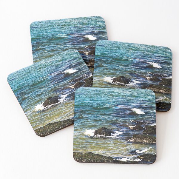 Item preview, Rocky Shore Sea Waves Rocks Seascape designed and sold by worldways.
