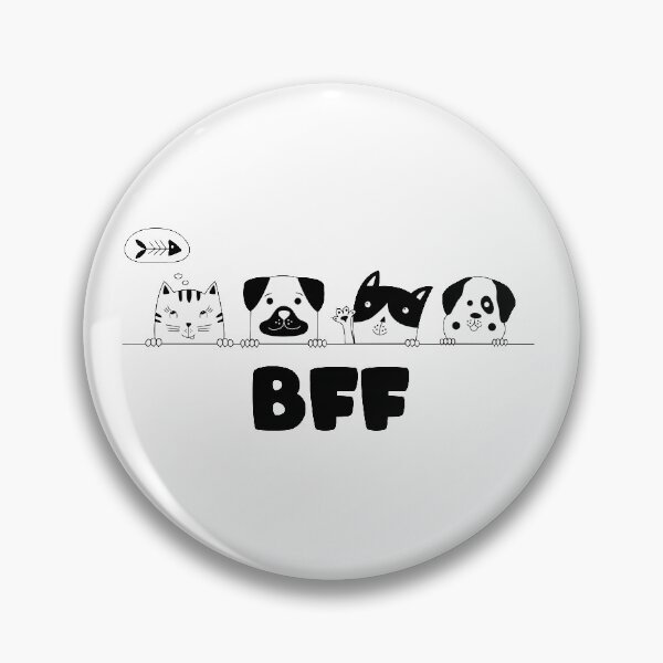 Item preview, CATS AND DOGS BFF DESIGN designed and sold by Picspot.