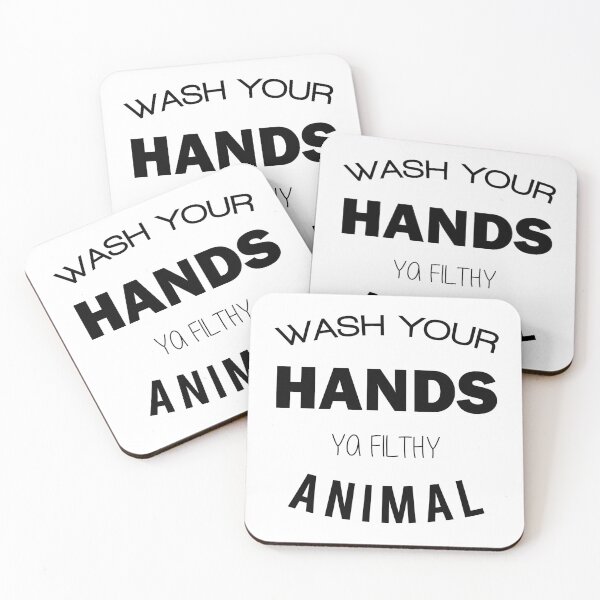 Item preview, Wash Your Hands Ya Filthy Animal designed and sold by TresChicXO.