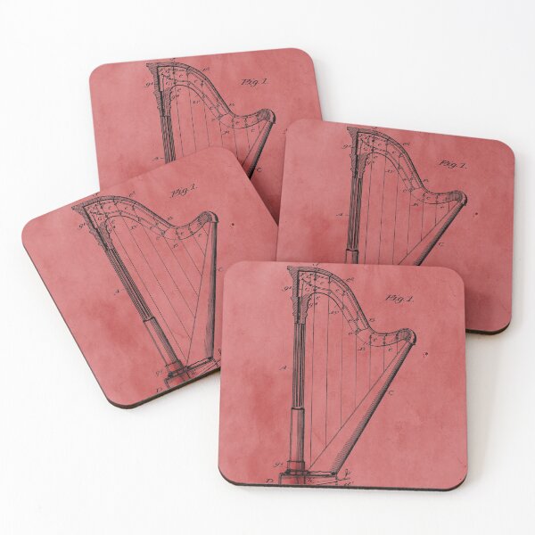 Item preview, Vintage Rose Harp Patent designed and sold by JoolyA.
