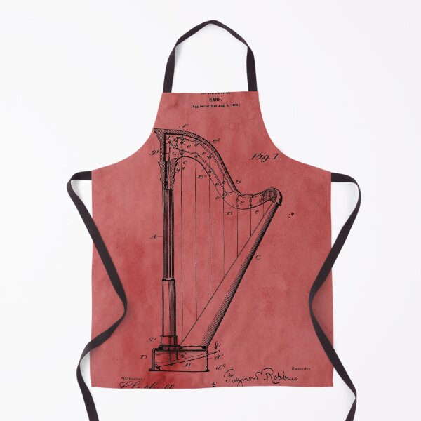 Item preview, Vintage Rose Harp Patent designed and sold by JoolyA.
