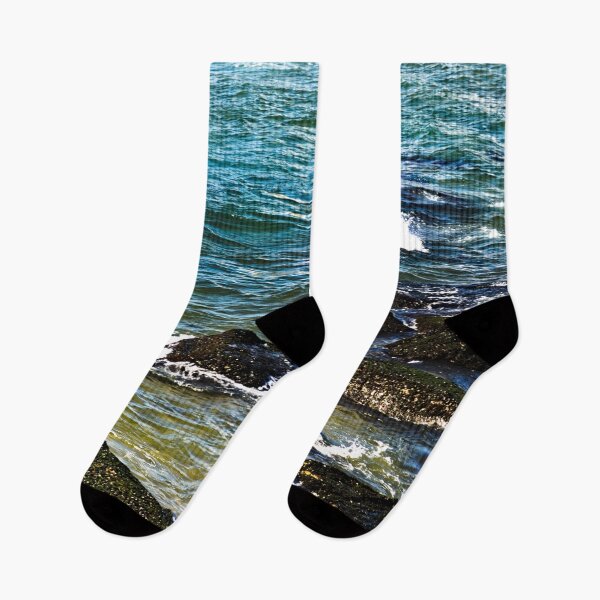 Item preview, Rocky Shore Sea Waves Rocks Seascape designed and sold by worldways.